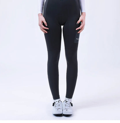INBIKE Women‘s Professional Cycling Bib Pants Winter Fleece Bicycle Biking Clothing Pants 3D Padding Road Bike Pants For Women