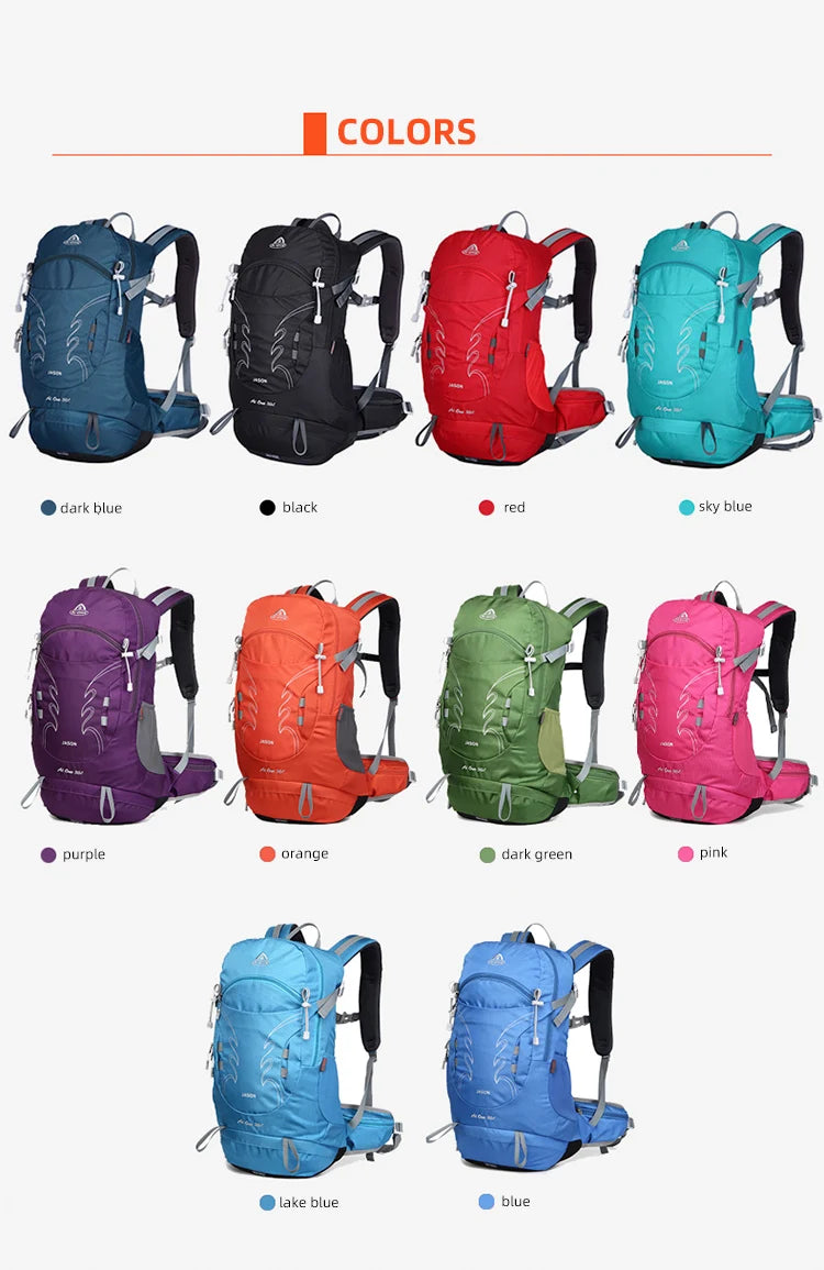 30L Outdoor Hiking Backpack for Men Sports Climbing Bag Mochila Camping Mountaineering Bag Travel Trekking Motorcycle Rucksack