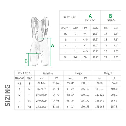 WOSAWE Women's Cycling Bib Pants Road Bike Tights Sports Pants High Quality Mountain Bicycle Trousers for Women