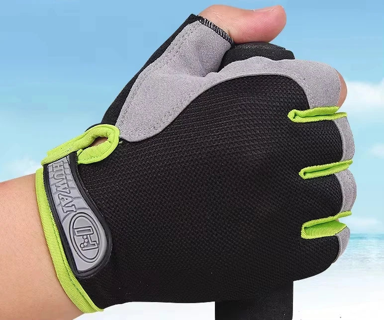 Fingerless Gym Training Gloves for Men Women Cycling Gloves Sports Fitness Motorcycle Mtb Anti-slip Gloves Bicycle Accessories
