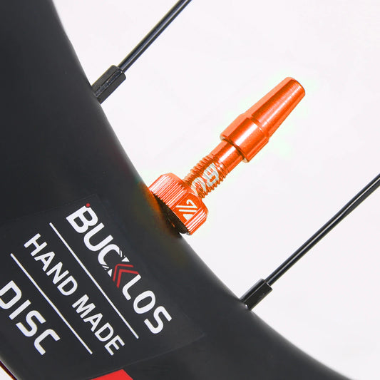 Válvula tubeless bicicleta naranja 40MM 44MM 55MM 60MM