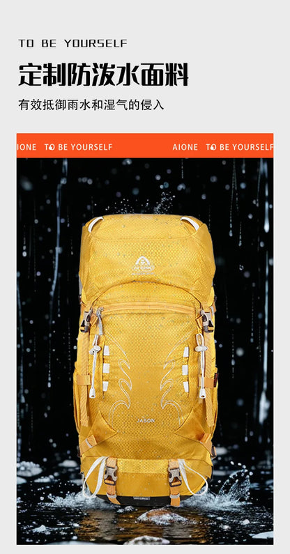 Upgraded 35+5L Heavy-Duty Hiking Backpack Expandable Rucksack for Trekking, Camping & Travel, Durable Large Capacity