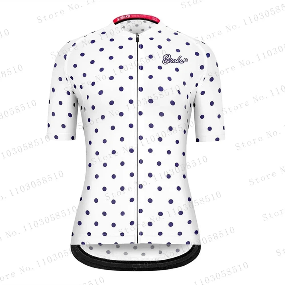 Siroko Women Cycling Jersey Top Summer Mountain Bicycle Clothing Maillot Ciclismo Short Sleeve MTB Bike Jersey Team Cycling Shir