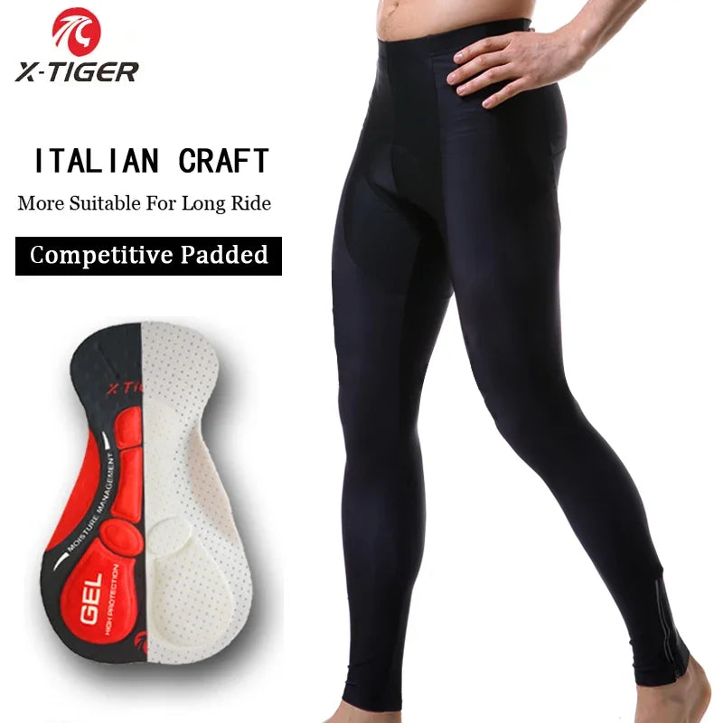 Pantalones de ciclismo X-Tiger para primavera-verano con badana de gel 5D. Mallas de ciclismo. Pantalones con tirantes para bicicleta de montaña (MTB). Pantalones de ciclismo para descenso. Pantalones de ciclismo.