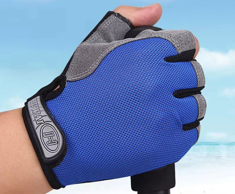Fingerless Gym Training Gloves for Men Women Cycling Gloves Sports Fitness Motorcycle Mtb Anti-slip Gloves Bicycle Accessories