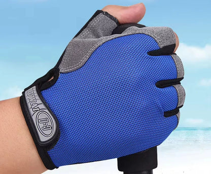 Fingerless Gym Training Gloves for Men Women Cycling Gloves Sports Fitness Motorcycle Mtb Anti-slip Gloves Bicycle Accessories