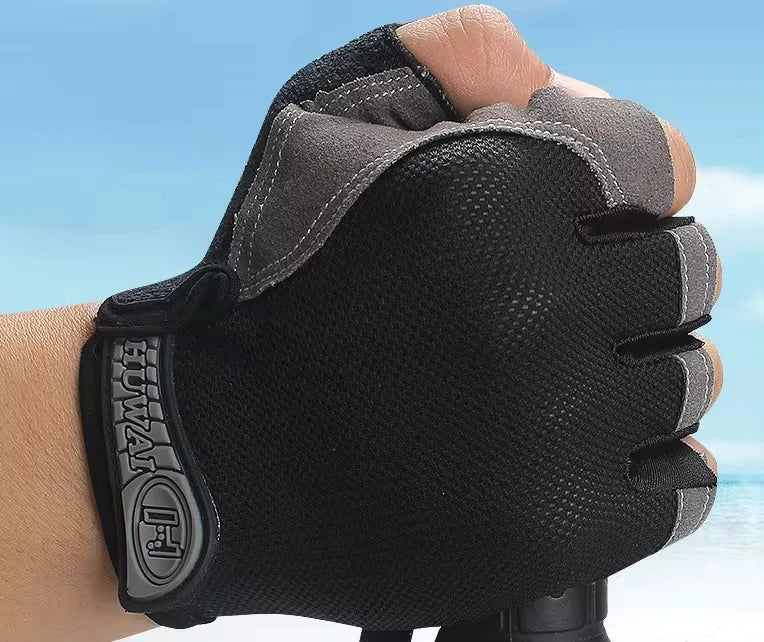 Fingerless Gym Training Gloves for Men Women Cycling Gloves Sports Fitness Motorcycle Mtb Anti-slip Gloves Bicycle Accessories