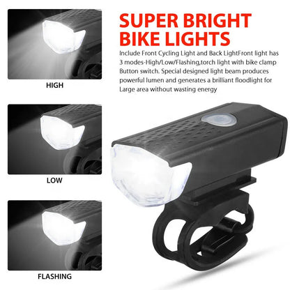 Luces bicicleta recargables