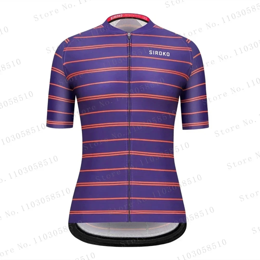 Siroko Women Cycling Jersey Top Summer Mountain Bicycle Clothing Maillot Ciclismo Short Sleeve MTB Bike Jersey Team Cycling Shir