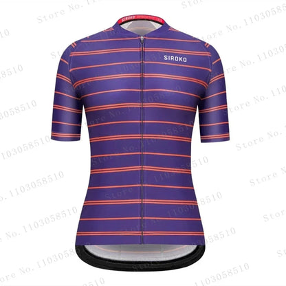 Siroko Women Cycling Jersey Top Summer Mountain Bicycle Clothing Maillot Ciclismo Short Sleeve MTB Bike Jersey Team Cycling Shir