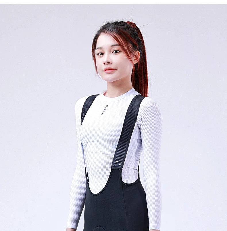INBIKE Women‘s Professional Cycling Bib Pants Winter Fleece Bicycle Biking Clothing Pants 3D Padding Road Bike Pants For Women