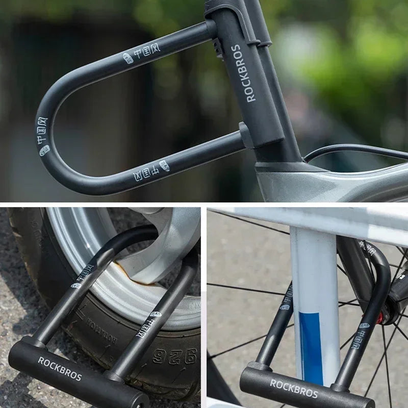 Candados de bicicleta estilo U-LOCK ROCKBROS