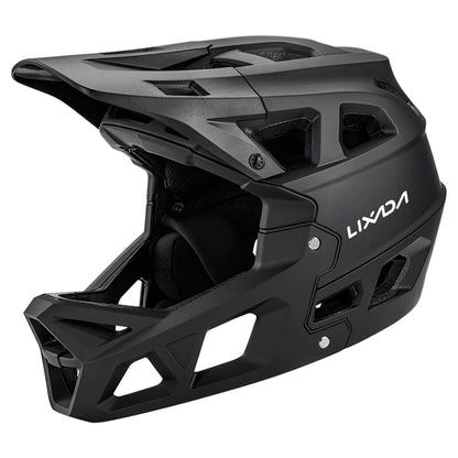 Full Face Mountain Bike Helmet Adult Racing Downhill MTB Helmet for Men/Women Adult Mountain Bike Helmet with Visor Over 31 Vent