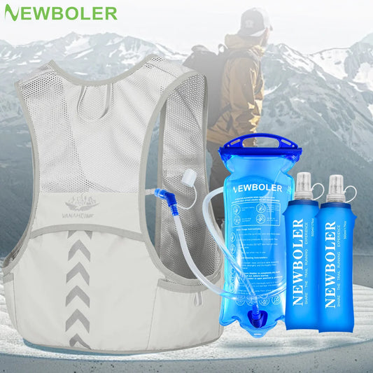 Mochila ultraligera de 5L ideal para carreras de montaña o ciclismo de maratón.